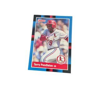 Terry Pendleton St. Louis Cardinals Donruss Baseball Card New